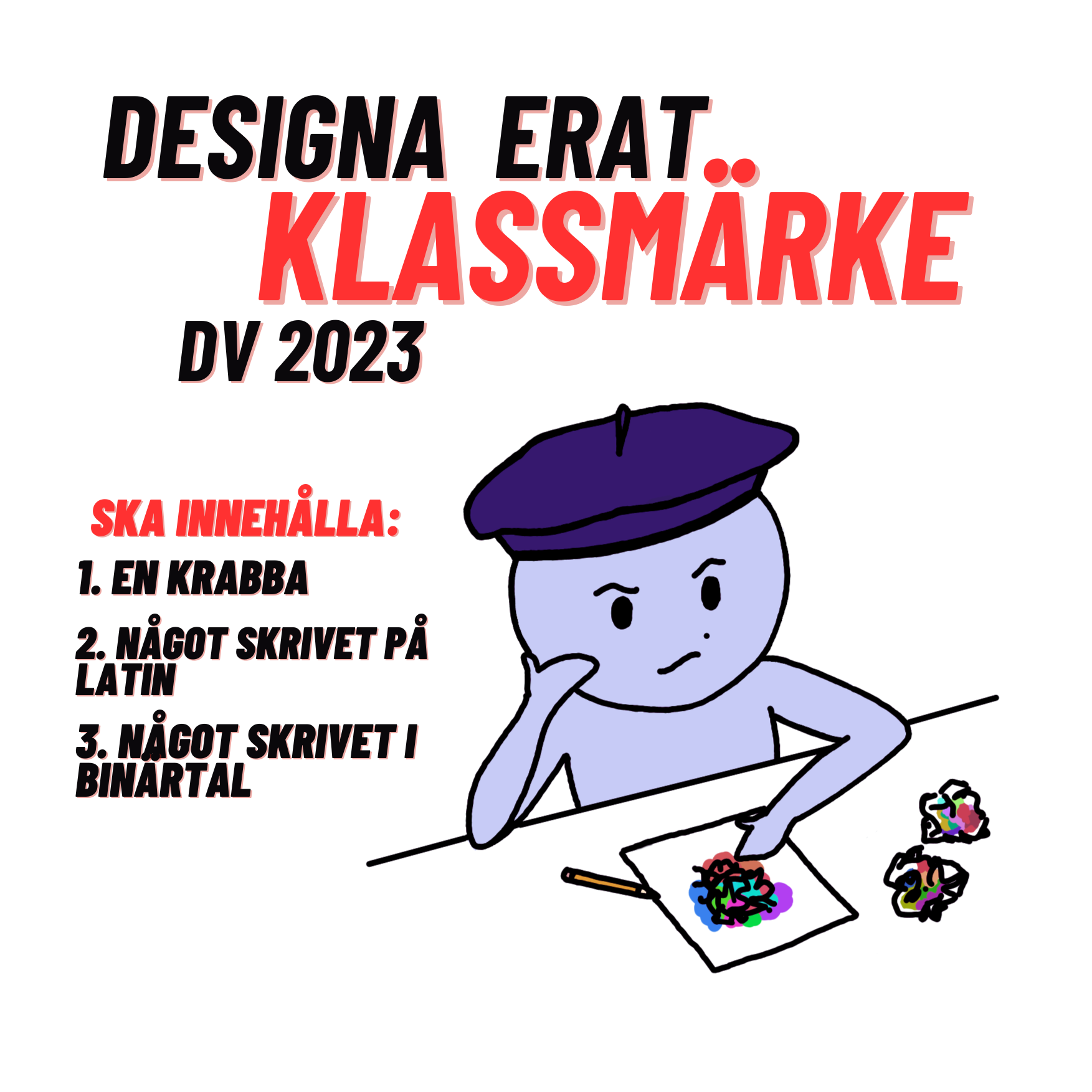 Designa erat klassmärke 20223