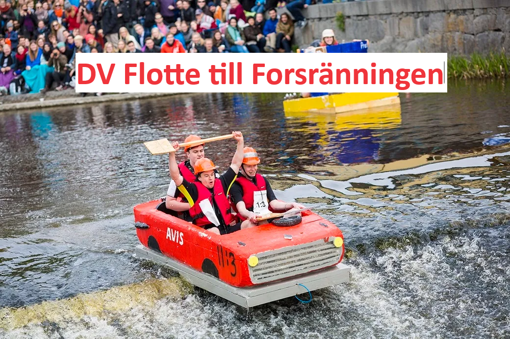 Lottery of the section raft in forsränningen